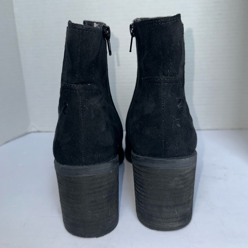 Zodiac Women’s Black Lucinda Ankle Square Toe Suede Look Boots- Size 8.5 - Picture 12 of 14
